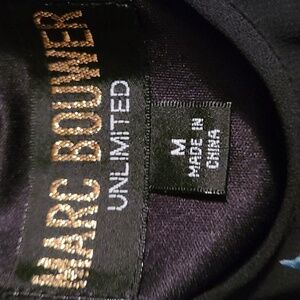 Black floral mullet dress 👗